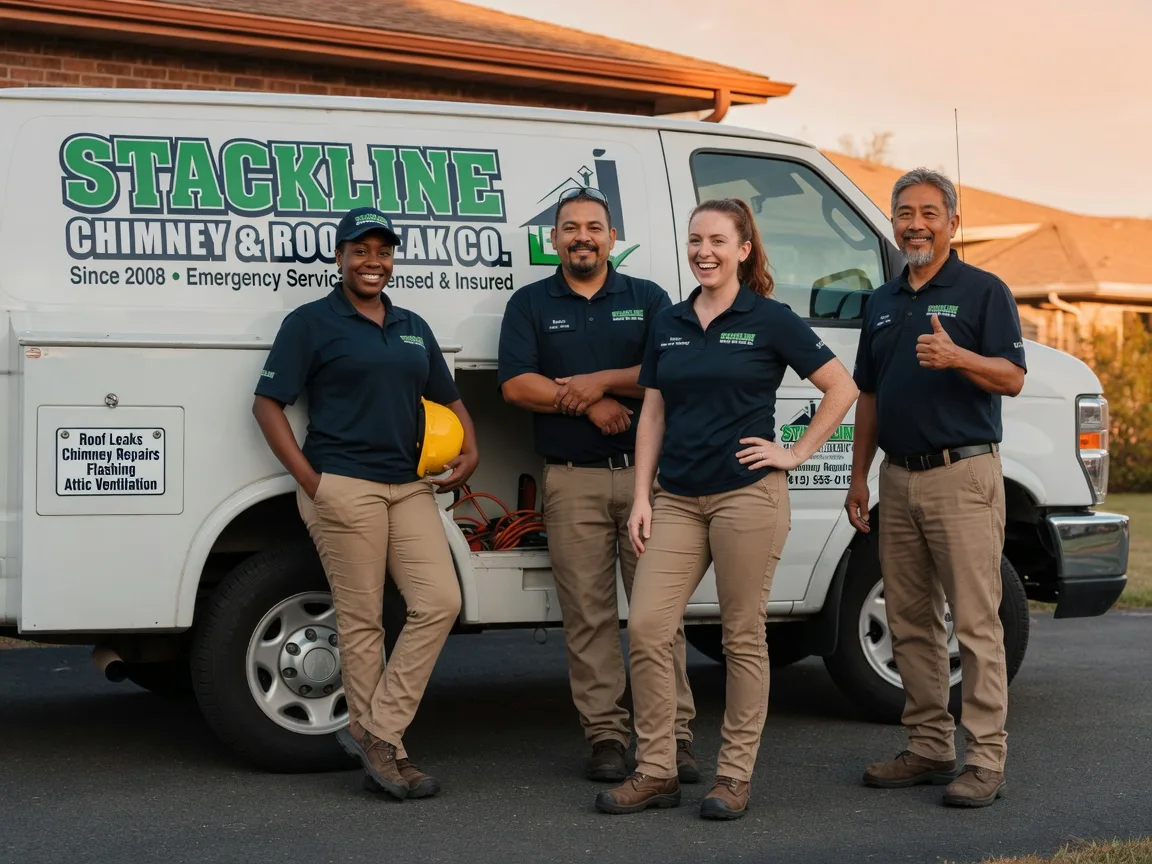 Chimney flashing repair company in Stephenville, TX